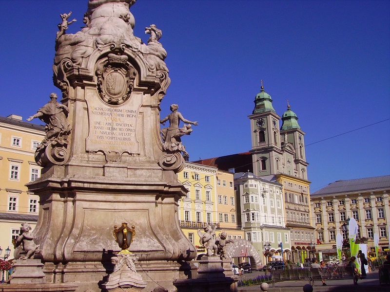 Treffpunkt der Skandinavien Busreise: Linz